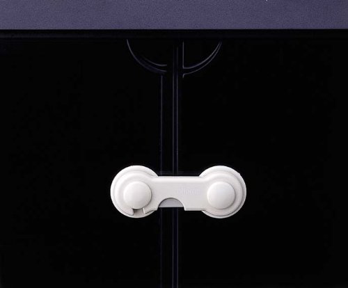 【マラソン最大46倍】ニトムズ キャビネットストッパー ホワイト 98mm×38mm×17mm M5621