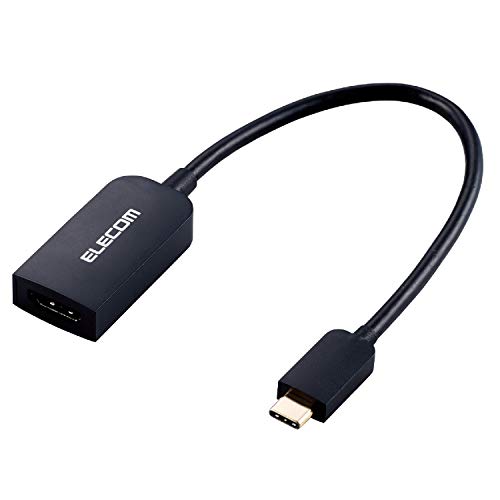 【5/1クーポン配布&ポイントUP】エレコム USB-C HDMI 変換 (USB C to HDMI 30Hz 変換アダプタ ) 0.15m ブラック AD-CHDMIBK2