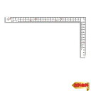 シンワ測定(Shinwa Sokutei) 曲尺 厚手広巾 表裏同目 8段目盛 ホワイト 30cm 11160(4)