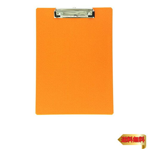 ナカバヤシ クリップボード A4 E型 バインダー オレンジ QB-A401-OR