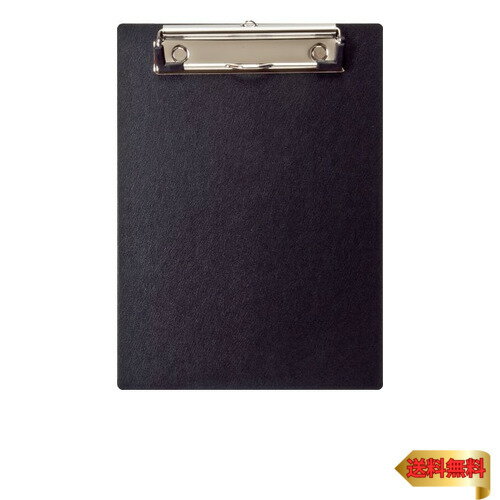 ナカバヤシ クリップボード A5 E型 バインダー ブラック QB-A501-D