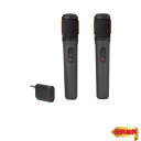 JBL PartyBox Wireless Mic 2本セット/2.4GHz 無線方式デジタル/単一指向性ダイナミックマイク/有効距離最大30m