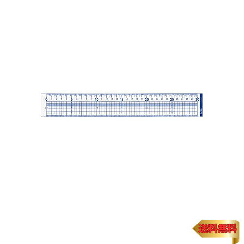 コクヨ(KOKUYO) カッター定規 30cm ウェーブ目盛り 大きめ数字 CL-RC30