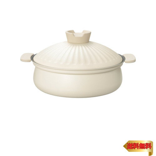 和平フレイズ 軽くて割れない 土鍋風 卓上鍋 24cm ふっ素樹脂加工 PFOAフリー IH・ガス みのり丈膳 RB-2852