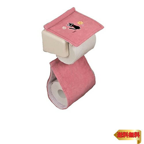 センコー 魔女の宅急便 花さんぽ ペーパーホルダーカバー ピンク キャラクター ジジ ジブリ 65143