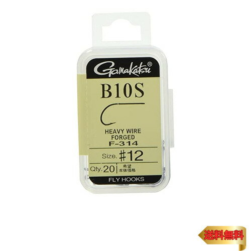 がまかつ(Gamakatsu) フライフック B10S 12号 20本 NSブラック F314 12882