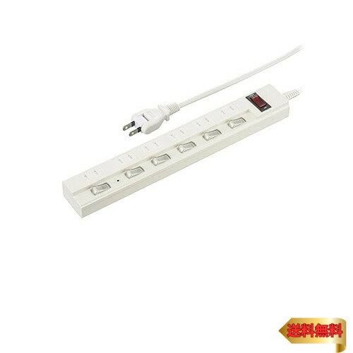 オーム電機 電源タップ コンセントタップ 節電タップ 雷ガード/ブレーカー付 6個口 5m 個別/一括集中スイッチ付き 感電防止シャッター付きコ オーム電機 電源タップ コンセントタップ 節電タップ 雷ガード/ブレーカー付 6個口 5m 個別/一括集中スイッチ付き 感電防止シャッター付きコ