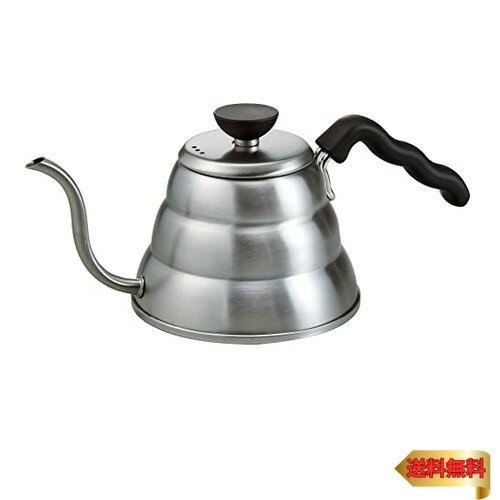 HARIO(ハリオ) V60 ドリップケトル・ヴォ—ノ 実用容量600mL 直火/IH対応 ヘアラインシルバー 日本製 プレゼント ギフト 贈り