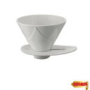 HARIO(ハリオ) V60 1回抽出ドリッパーMUGEN コーヒードリッパー 1~2杯用 ホワイト 磁器 日本製 VDMU-02-CW