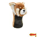 HANSA ハンサ ぬいぐるみ 8187 ドライバー用ヘッドカバー レッサーパンダ LESSER PANDA ゴルフクラブヘッドカバー 茶 ドラ