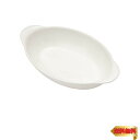 TAMAKI グラタン皿 フォルテモア ホワイト 直径21.2×奥行12.5×高さ4.7cm 400ml 電子レンジ・食洗機・オーブン対応 軽量