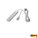 バッファロー BUFFALO 2ピン電源タップ 6個口 雷サージガード 2m ホワイト BSTAPSG2620WH(2)
