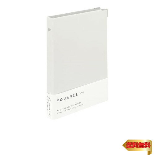 マルマン ルーズリーフ バインダー ユアンス A5 20穴 ホワイト F416-06