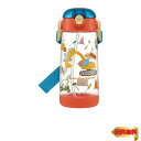 スケーター(Skater) 水筒 はたらくクルマ 480ml クリアボトル ストロー付き 子供用 PDSH5-A