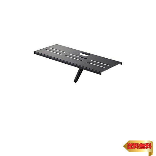 エレコム ディスプレイボード モニター上収納 滑り止め付き 幅300×奥行127×高さ37mm 耐荷重:2kg ブラッ..