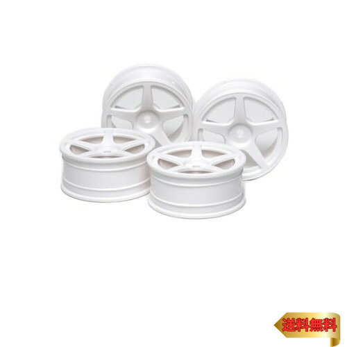 タミヤ(TAMIYA) HOP-UP OPTIONS OP-471 ミディアムナロー5本スポークホイール白 (±0)
