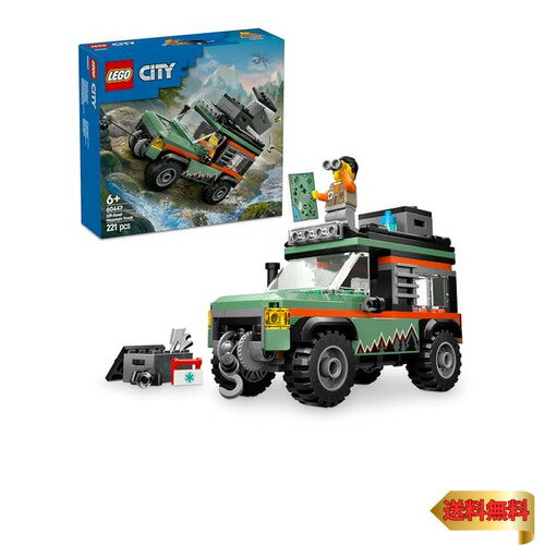 レゴ(LEGO) シティ 4WD オフロードマウンテントラック おもちゃ 玩具 誕生日 プレゼント ブロック 知育男の子 女の子 子供 6歳 7