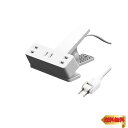 エレコム 電源タップ 雷ガード 3個口 クリップ ほこりシャッター付 スイングプラグ 3m ホワイト ECT-1430WH