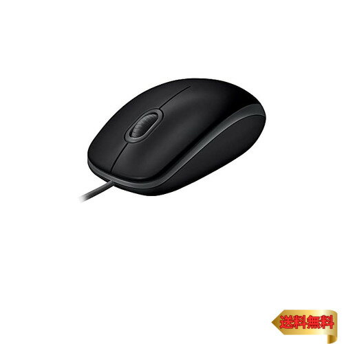 Logicool(ロジクール)Logicool 有線 静音 マウス M110snBK 左右対称型 USB 簡単接続 有線マウス 静音マウス M1