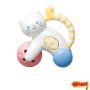 トイローヤル ころころニャン (水で丸洗い可能/がらがら/ラトル) 無塗装 ネジ不使用 (にぎりやすい/音が鳴る) 赤ちゃん ベビー用品 おもち