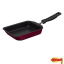 サーモス デュラブルシリーズ 玉子焼きフライパン 13cm レッド ガス火・IH対応 焦げつきにくい 耐久性コーティング PFOA PFOS不使|詳細画像
