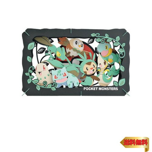 エンスカイ ポケットモンスター PT-L06 TYPE:GRASS 約H100×W160×D42mm 紙製