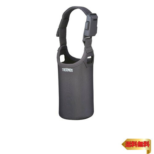 サーモス ストローマグポーチ 取り付け・取り外し簡単なバックル付き 350ml用 チャコール APK-350 CHL