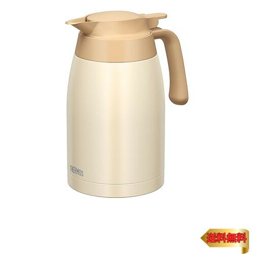 サーモス ステンレスポット 1.5L クリームホワイト 保温ポット 魔法びん構造 TTB-1501 CRW