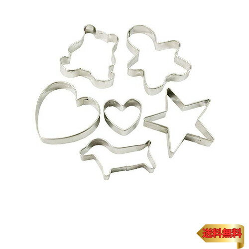 貝印 KAI クッキー抜型 Kai House Select 6個セット 日本製 DL6193