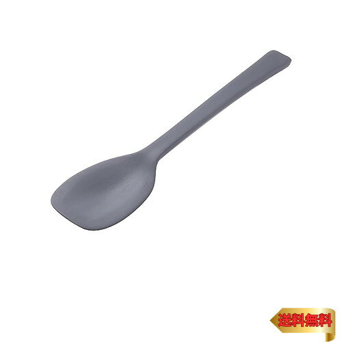 貝印 KAI 和え物や 盛り付けに 便利な 一体型 シリコーン スプーン 27cm 食洗機 対応 KAI KITCHEN グレー DH8101