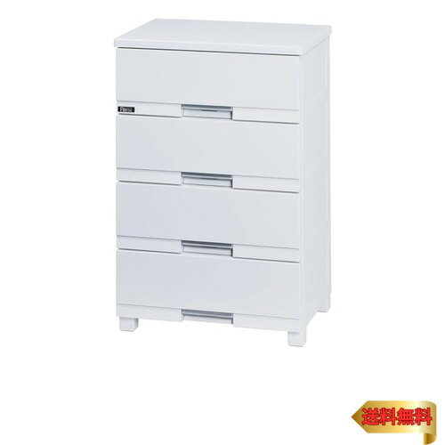 天馬(Tenma) 使いやすさを追求した光沢仕上げのチェスト 日本製 完成品 フィッツプラスプレミアム 4段 特許取得済 引出しロック付きで抜け(3)