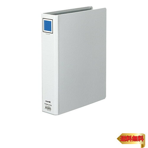 コクヨ(KOKUYO) ファイル チューブファイル K2 両開き A4縦 500枚収容 2穴 シルバー K2フ-ETB650C