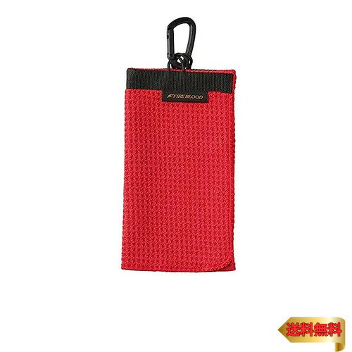 シマノ(SHIMANO) マイクロファイバー カラビナタオル AC-038W ブラッドレッド