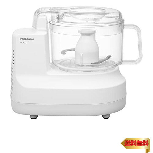 パナソニック フードプロセッサー 1台3役(きざむ・すりつぶす・混ぜる) 食洗機対応 離乳食 MK-K32-W