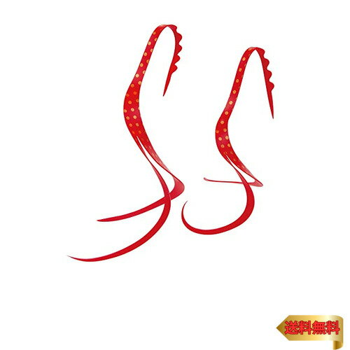 がまかつ(Gamakatsu) 桜幻 シリコンネクタイ スリットカーリー #50 ソリッドレッドゴールドスポット