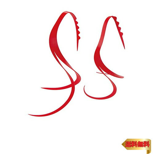 がまかつ(Gamakatsu) 桜幻 シリコンネクタイ スリットカーリー #8 ソリッドレッド