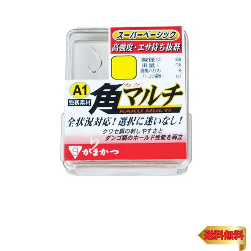 がまかつ(Gamakatsu) シングルフック A1 角マルチ 白 ザ・ボックス 3号 105本 68130