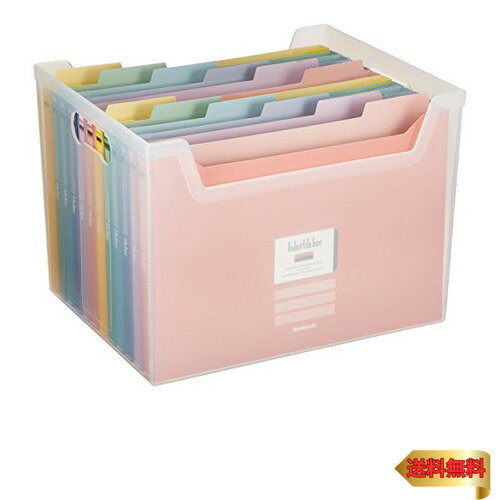 ナカバヤシ インデックス ファイルボックス 書類収納ケース F4 クリア フボI-F4C