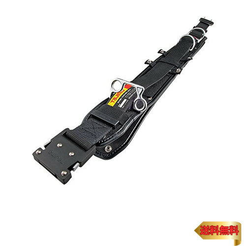 タジマ 新規格安全帯 ワークポジショニング用(柱上用)胴当てベルトフラットD2 胴ベルトワンタッチMサイ..