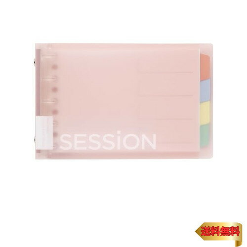 マルマン ルーズリーフ バインダー セッション ミニサイズ 5穴 ライトピンク さくら FM310A-38