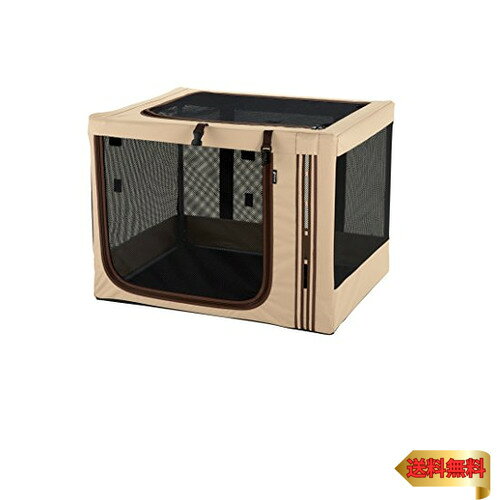 リッチェル たためる3WAYペットケージ 760(76×59×57cm) ブラウン