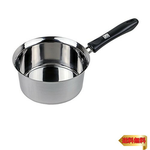 パール金属 雪平鍋 16cm IH対応 注ぎやすい ステンレス鍋 メイドインジャパン 日本製 HB-1887