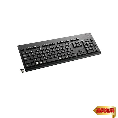 エレコム 洗える ワイヤレスキーボード 防水 IPX5対応 メンブレン フルサイズ テンキー付 抗菌 ブラック TK-WS02DMKBK
