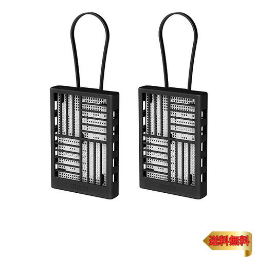 バルサン 虫こないもん 吊り下げ 虫よけ効果270日 (プレート 2個パック) 独自のメッシュ構造でワイド拡散