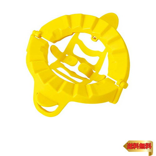 イエロー/-/AGM-717・PatternName:ふっくらぎょうざ・パッケージ個数:1・本体サイズ:104×125×28mm・本体重量:32g・本体:ナイロン・生産国:日本タネを載せてはさむだけで、簡単にふっくらぎょうざが作れます。