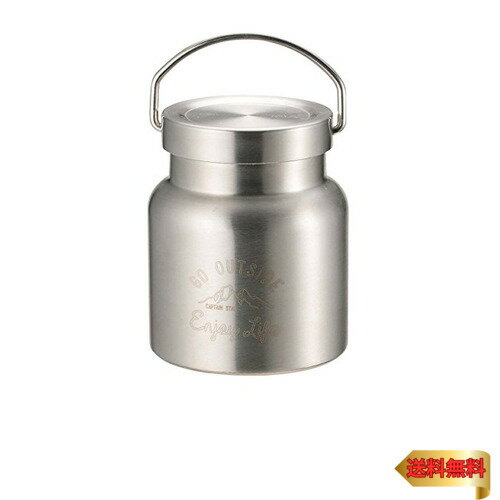 キャプテンスタッグ(CAPTAIN STAG) フードポット フードコンテナー 水筒 ダブルステンレスボトル 真空断熱 保温・保冷 HDフードポ