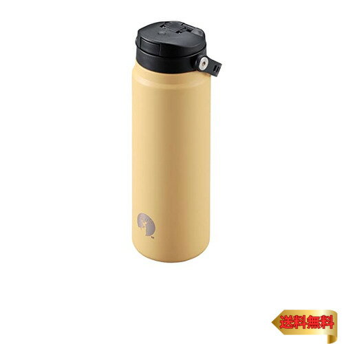 キャプテンスタッグ(CAPTAIN STAG) スポーツボトル 水筒 直飲み ダブルステンレスボトル 真空断熱 保温 保冷 HDワンタッチボトル