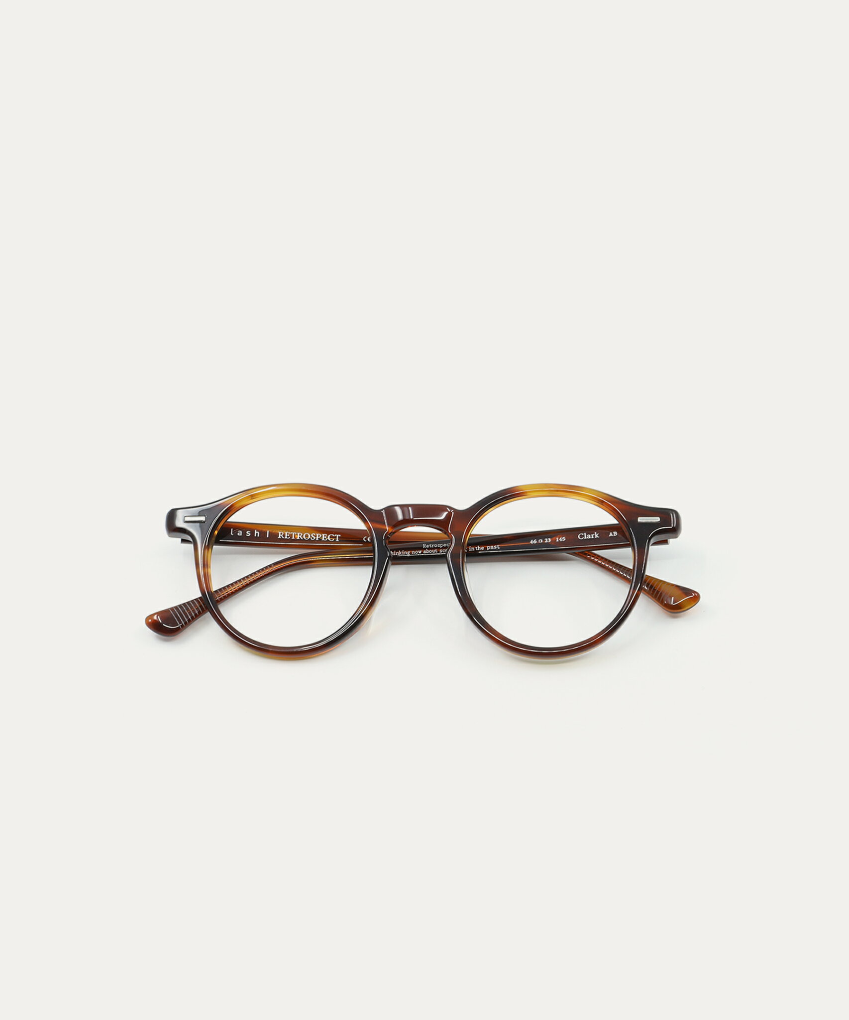 LASHEYEWEAR CLARK ク サイズ:46□23-145 ヴィンテージ メガネ レプリカ 送料無料 韓国ブランド