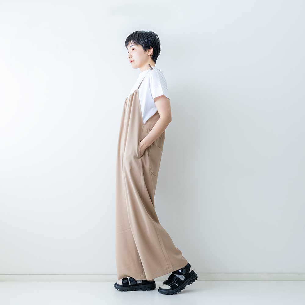 JOHNBULL　ドローストリングサロペット