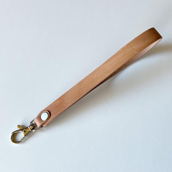 本革 ハンドストラップ 太 ストラップ キーホルダー メンズ レディース ブランド 革 ヌメ革 レザー 牛革 nfl pst 楽天市場店 送料無料 受注生産 2~4週